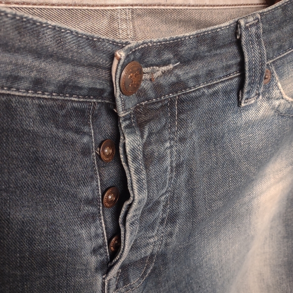 Mossimo Denim jeans, 34x34, dark wash w/ fade - Picture 3 of 12